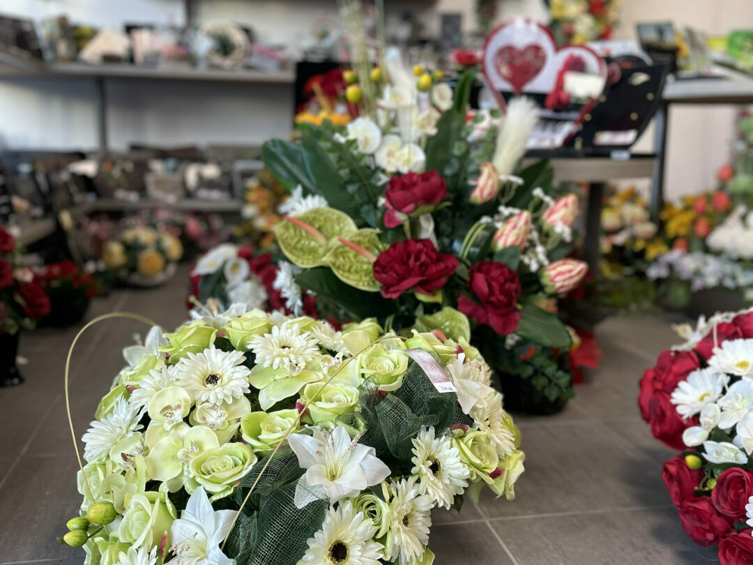 Fleurs pour enterrement : compositions florales deuil